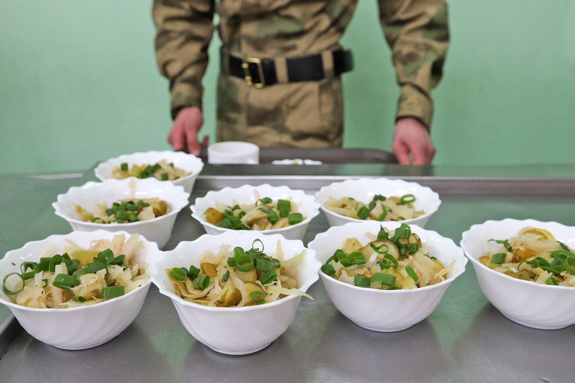 Как организовано питание мобилизованных военнослужащих? 