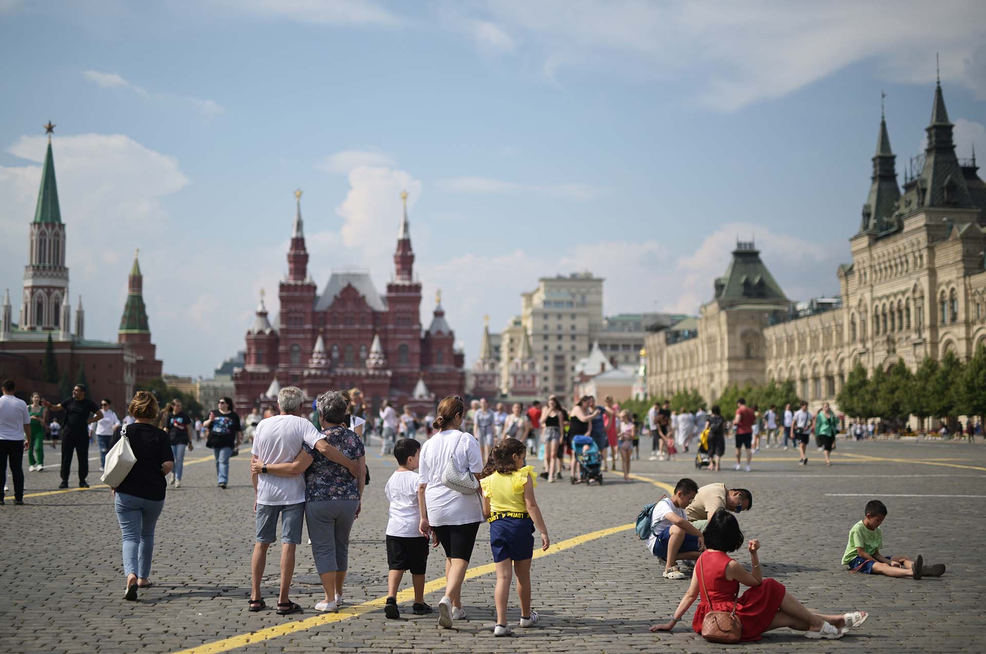 Москва посещение