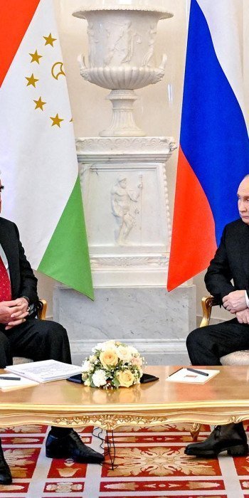 Президент РФ Владимир Путин и президентТаджикистана Эмомали Рахмон